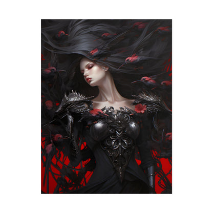 Enigmatic Songbird: Nature's Guardian Art - Poster