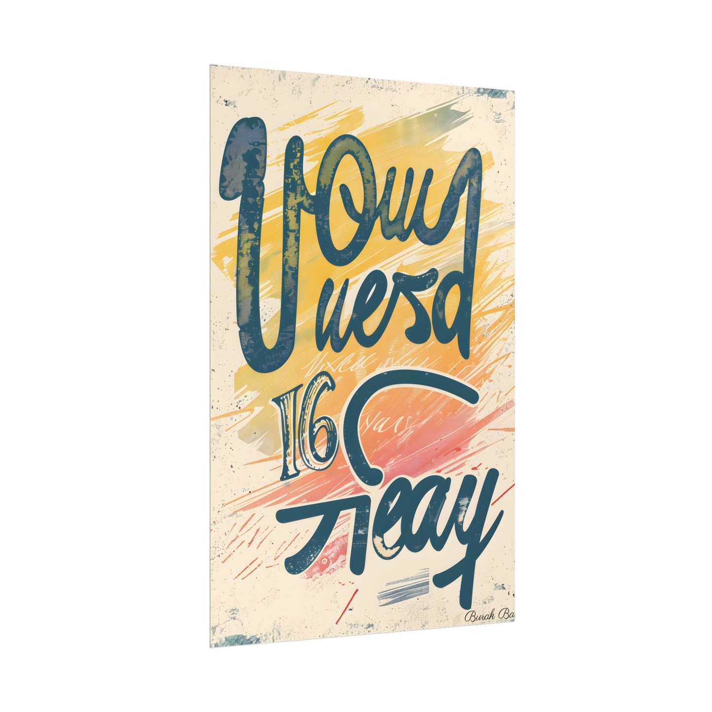 Vintage Distressed Artwork: 20 24 Batch 1 - Poster
