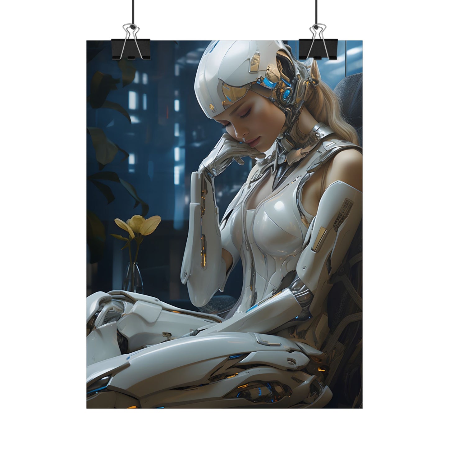 Modern Art Heist: Robot Team in Museum - Poster