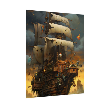 Swashbuckling Time Travelers: Maritime Adventure - Poster