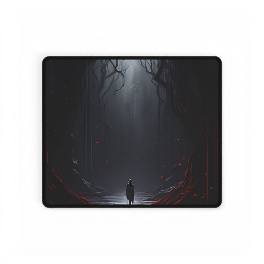 Golden Textured Object: Close-up Curiosity Photography - Desk Mat