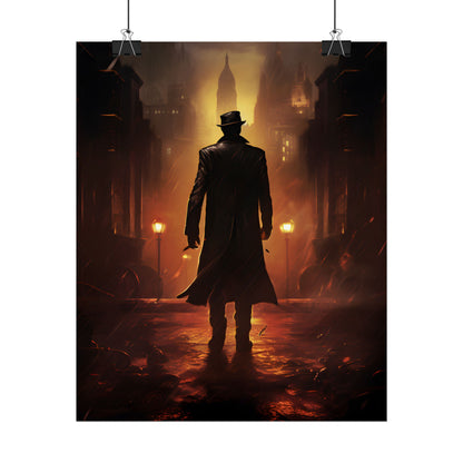 Urban Fantasy Detective: Mystery Graphic Novel Artwork - Poster