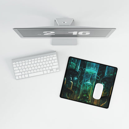 Molecular Secrets: Laboratory Artwork Showcase - Desk Mat