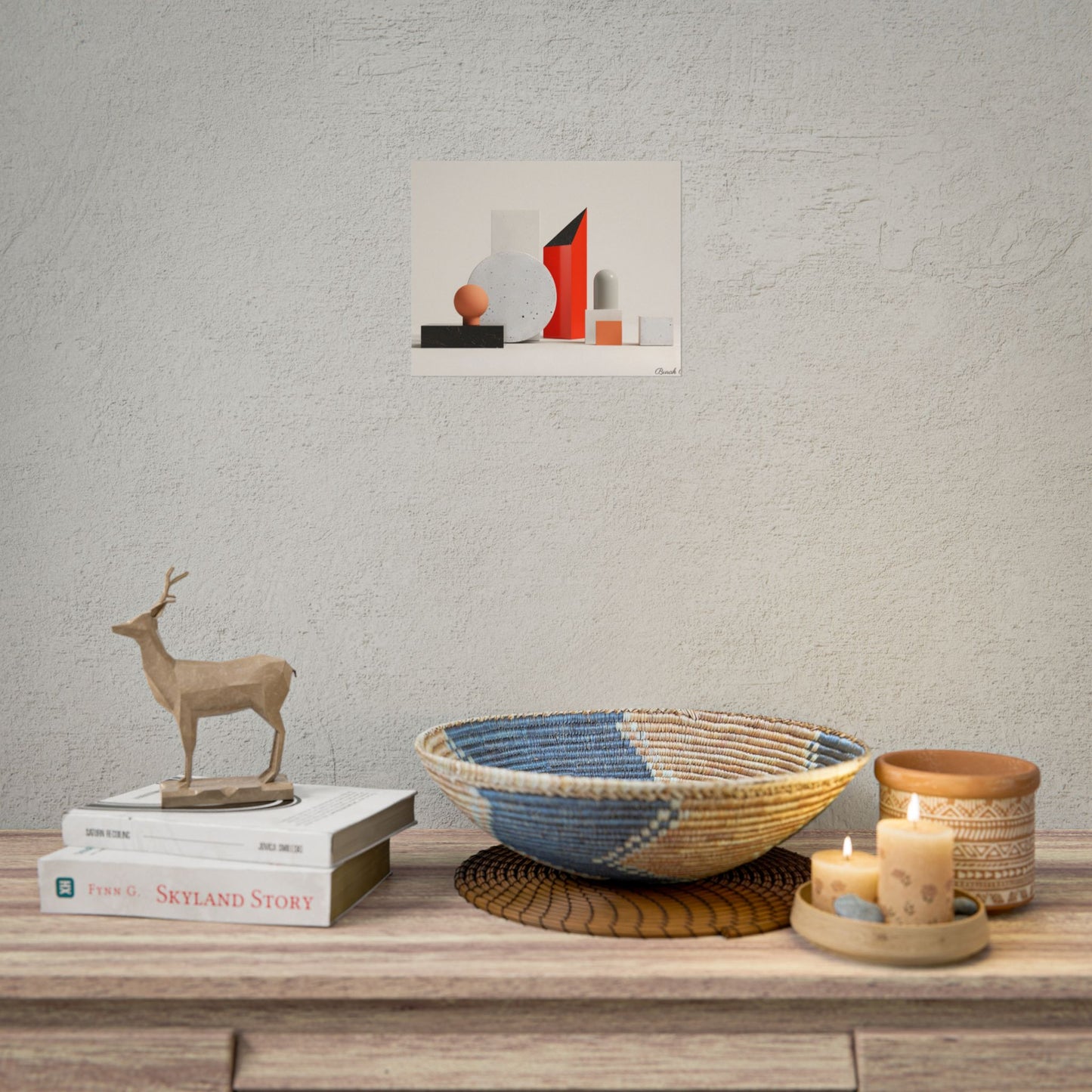 Minimalist Geometric Design: Modern Accessory Artwork - Poster