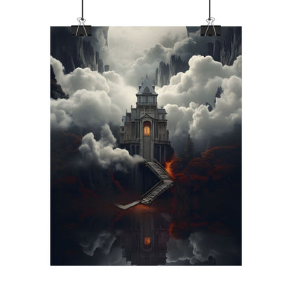 Handheld Message: Personal Artwork in a Small Oval Frame - Poster