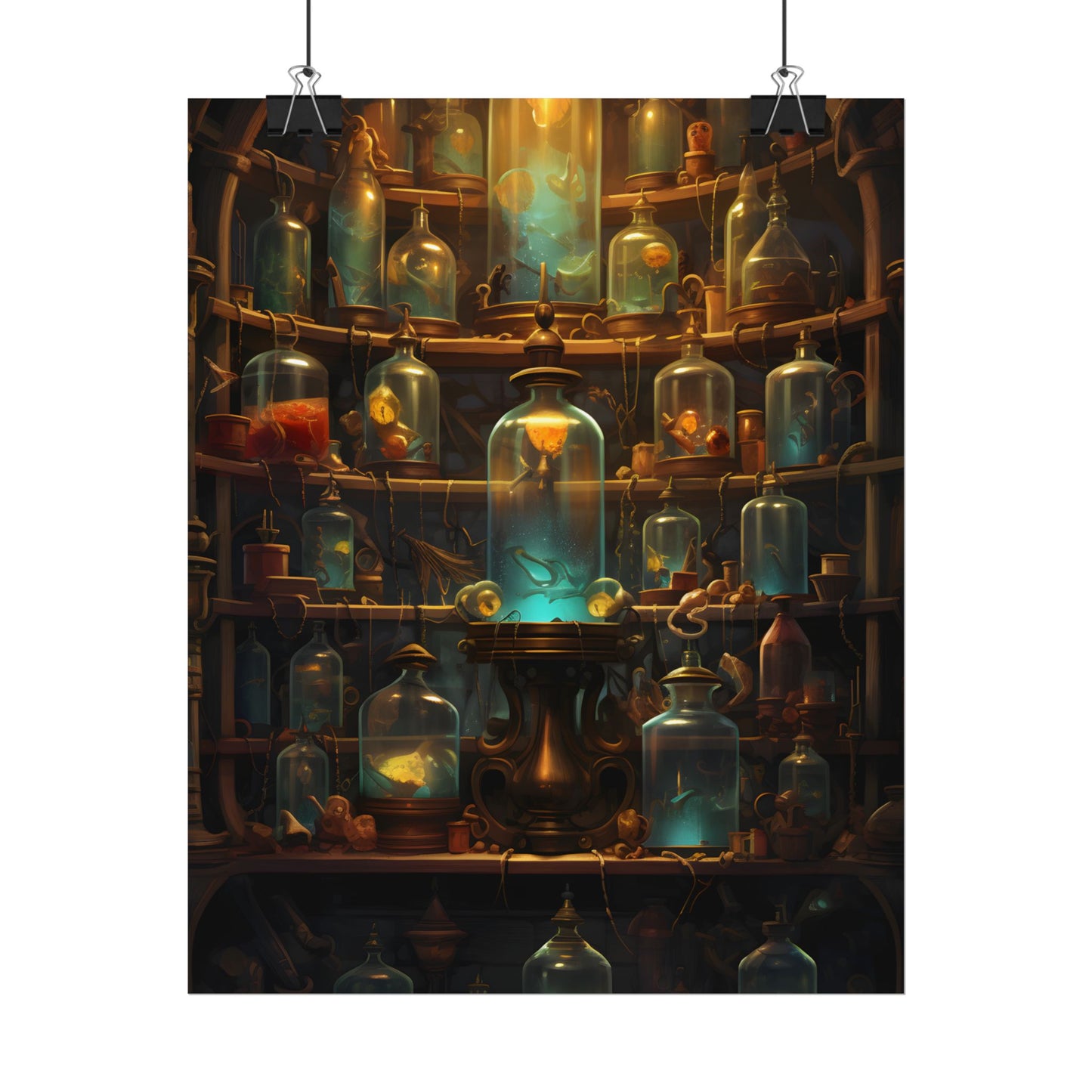 Lab Curiosities: Mysterious Research Space Artwork - Poster