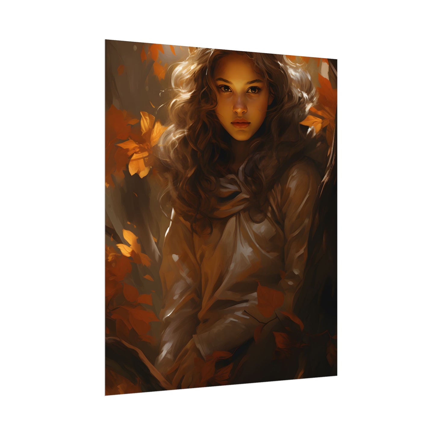 Vibrant Forest Sunshine: Nature Art Photography - Poster
