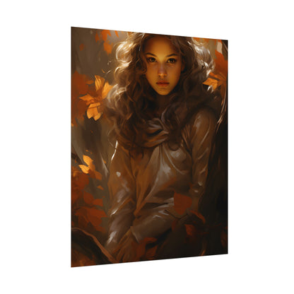 Vibrant Forest Sunshine: Nature Art Photography - Poster