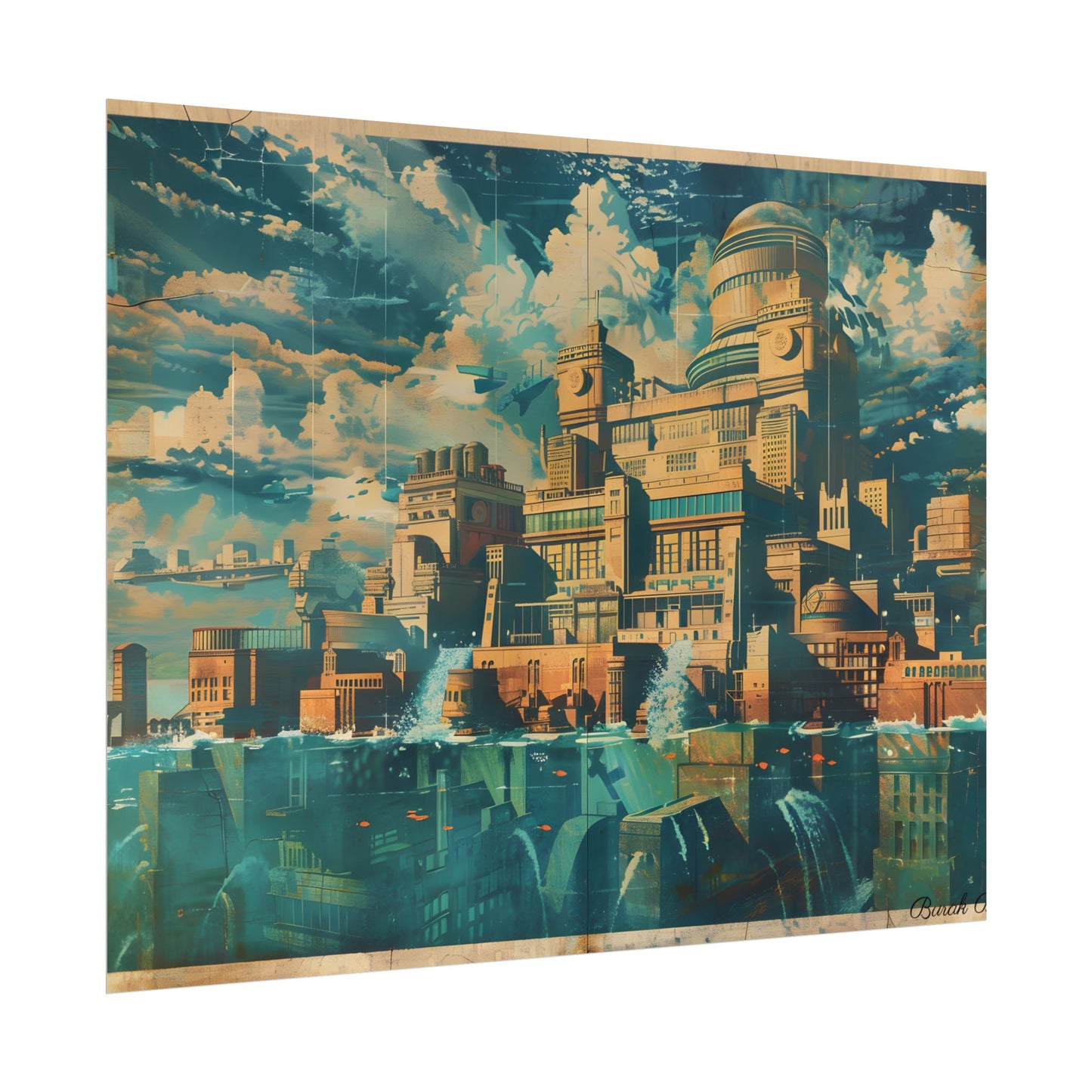 Vintage Travel Poster: Explore The Underwater Destination - Poster