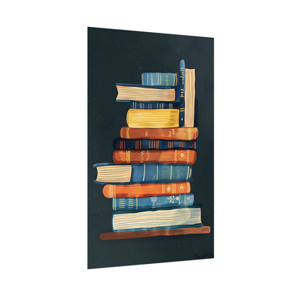 Custom Book Art: Literary Illustration - Poster