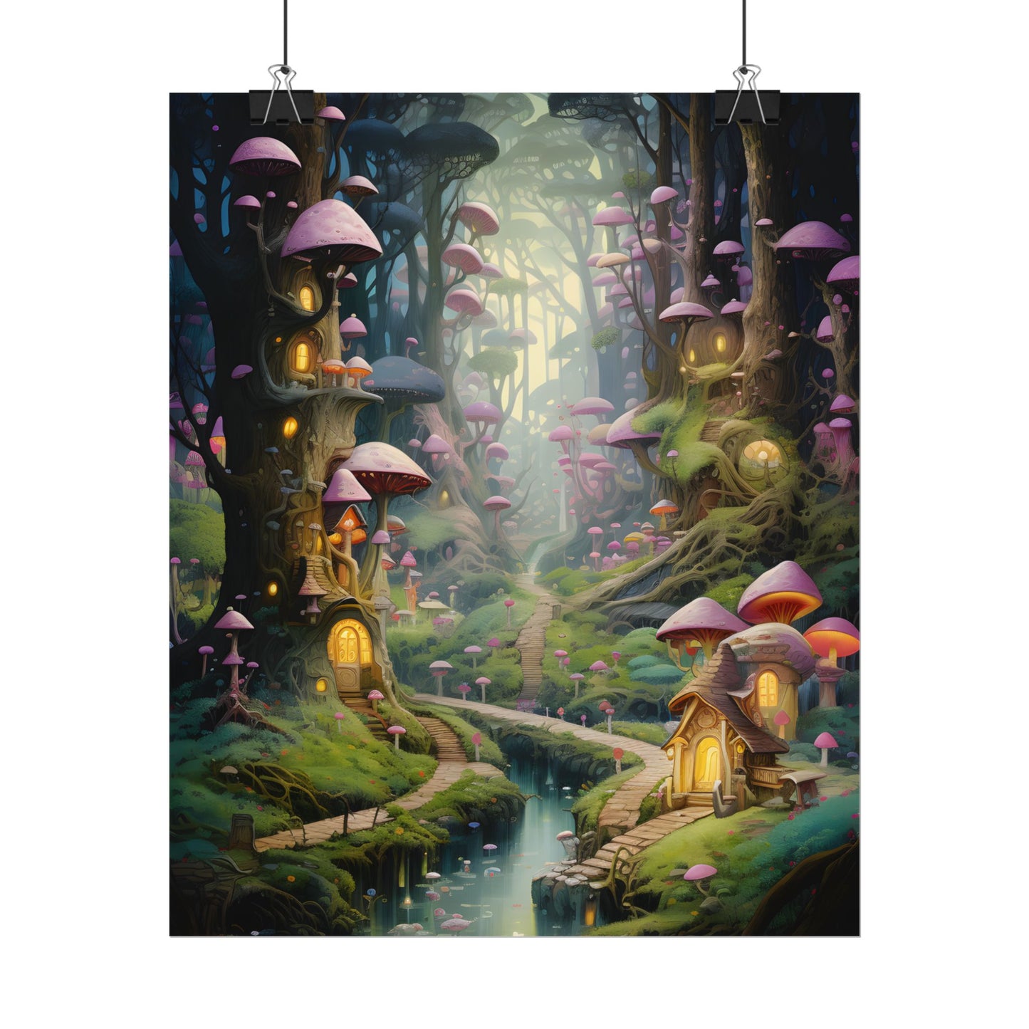 Enchanted Forest Adventure: Vibrant Artwork of Six Brothers - Poster