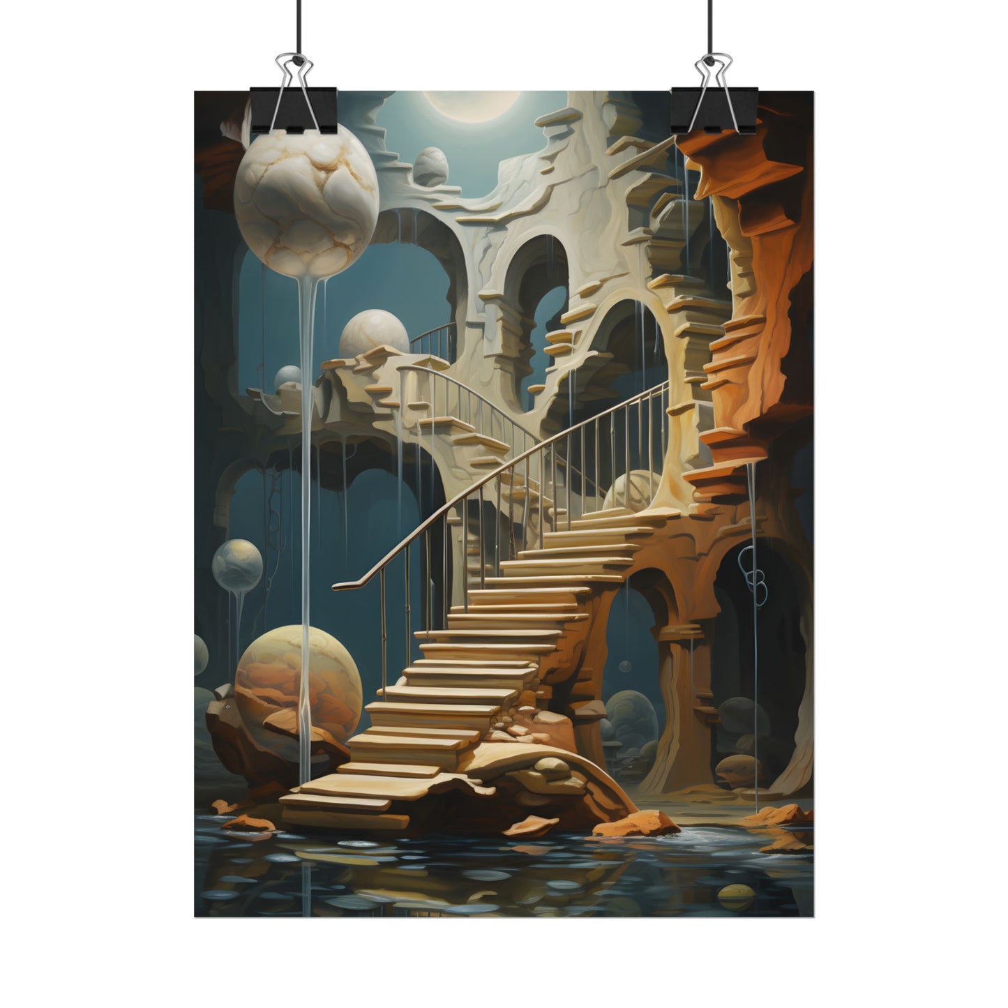 Person in Urban Oasis: Outdoors Artwork - Poster
