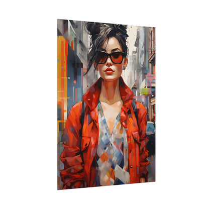 Urban City Style: Fashionista in the City - Poster
