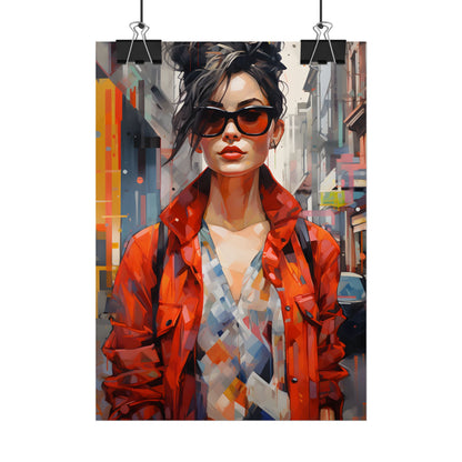 Urban City Style: Fashionista in the City - Poster