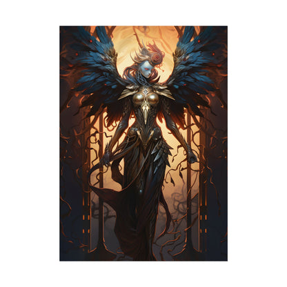 The Dark Guardian: Mysterious Protector of the Rocky Surface - Poster