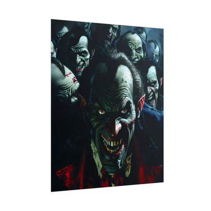 Mischievous Vampires: Gothic Group Artwork - Poster