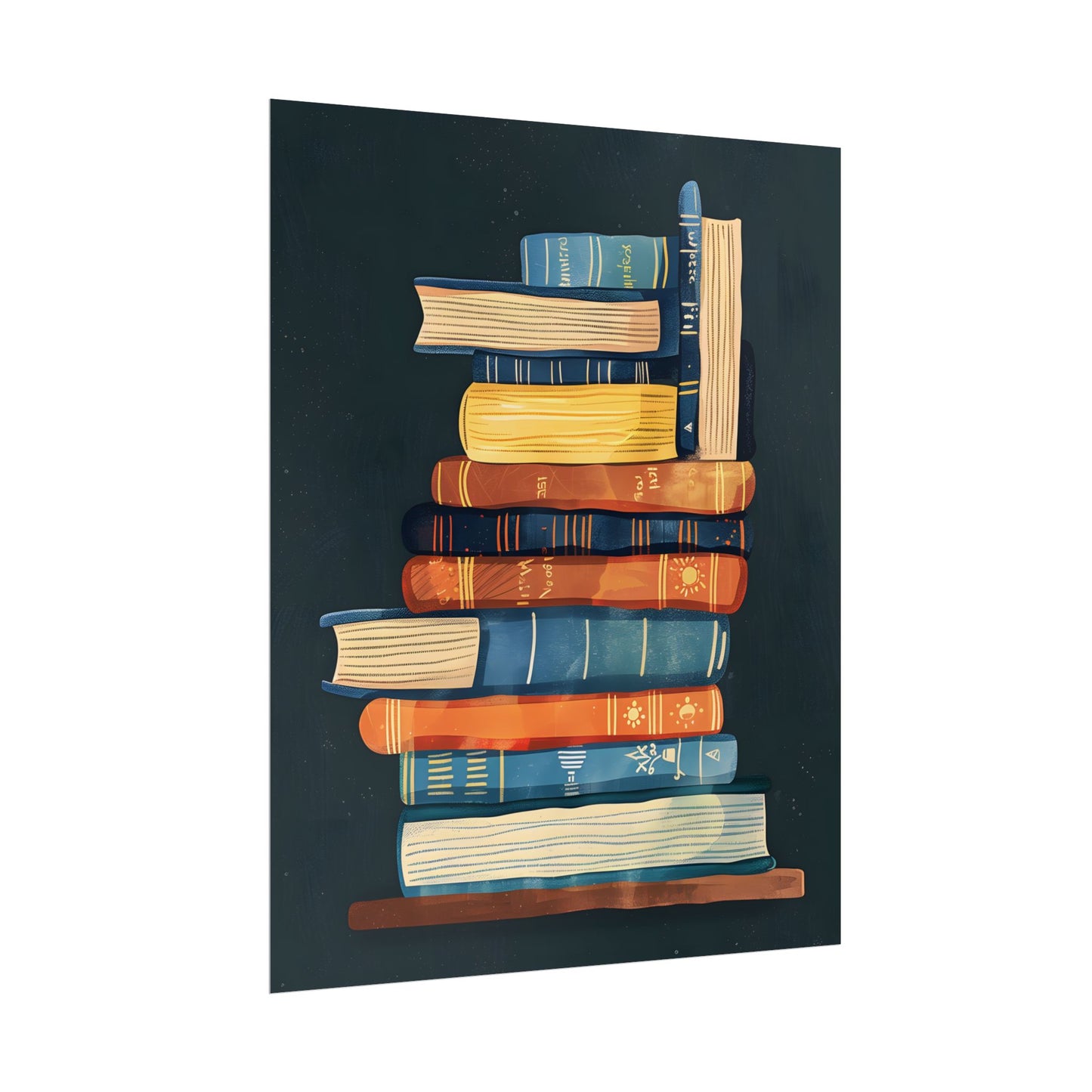 Custom Book Art: Literary Illustration - Poster