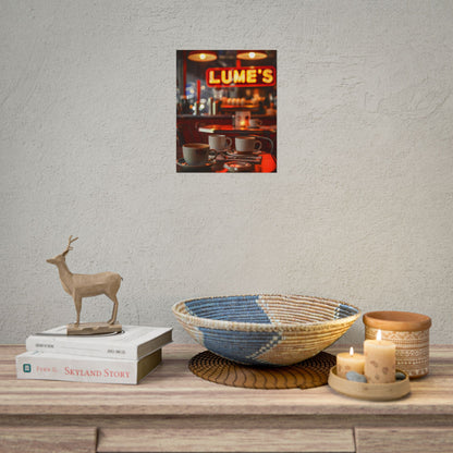 Retro Kitchen Diner: Vintage Artwork from Lukes - Poster