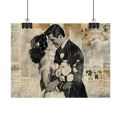 Vintage Romantic Couples: Whispers from the Past - Poster