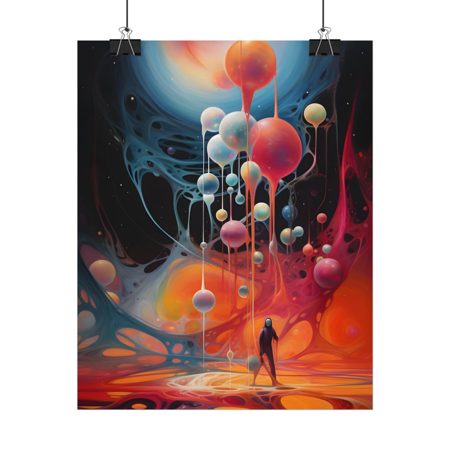 Cosmic Art Gallery: Enchanting Celestial Realm - Poster