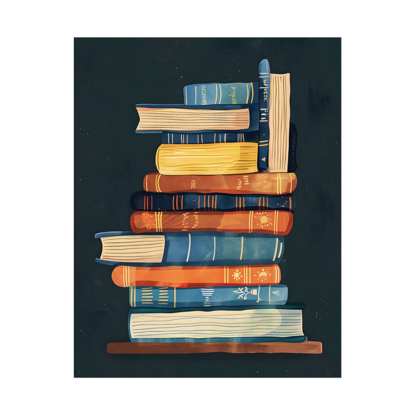 Custom Book Art: Literary Illustration - Poster