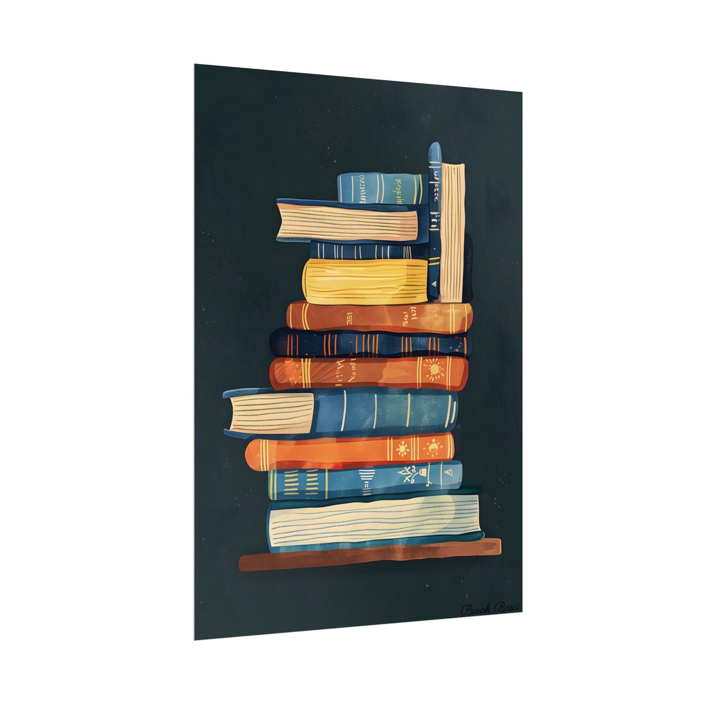 Custom Book Art: Literary Illustration - Poster