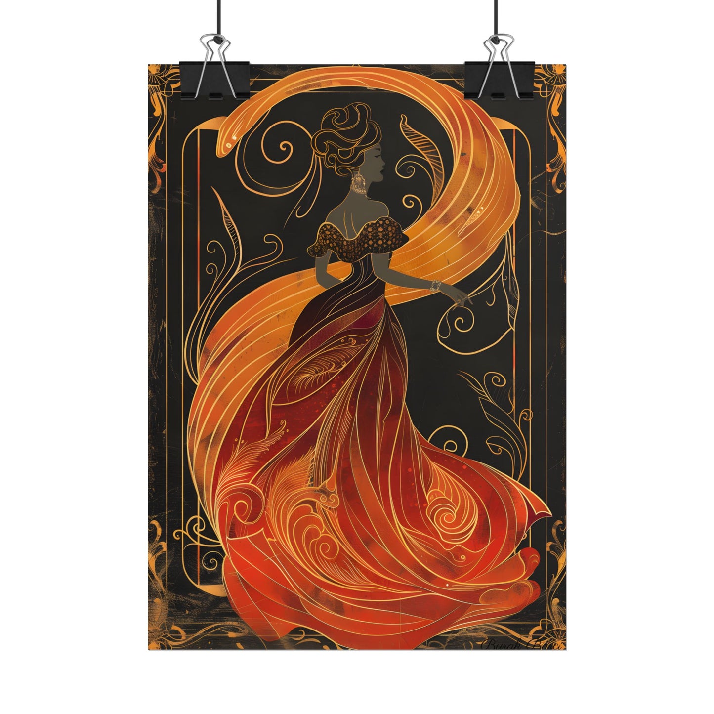 Vintage Art Nouveau Elegant Poster: Batch 1 2024 - Poster