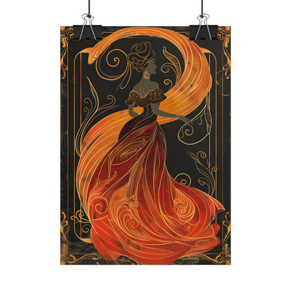 Vintage Art Nouveau Elegant Poster: Batch 1 2024 - Poster