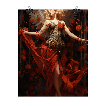 Enigmatic Guardian: A Figure of Mysterious Presence - Poster
