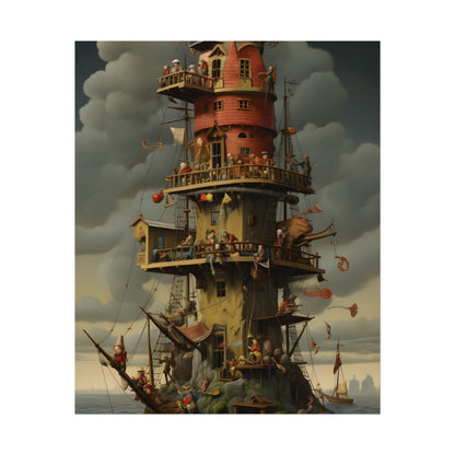 Swashbuckling Time Travelers: A Crew of Pirate Adventurers - Poster