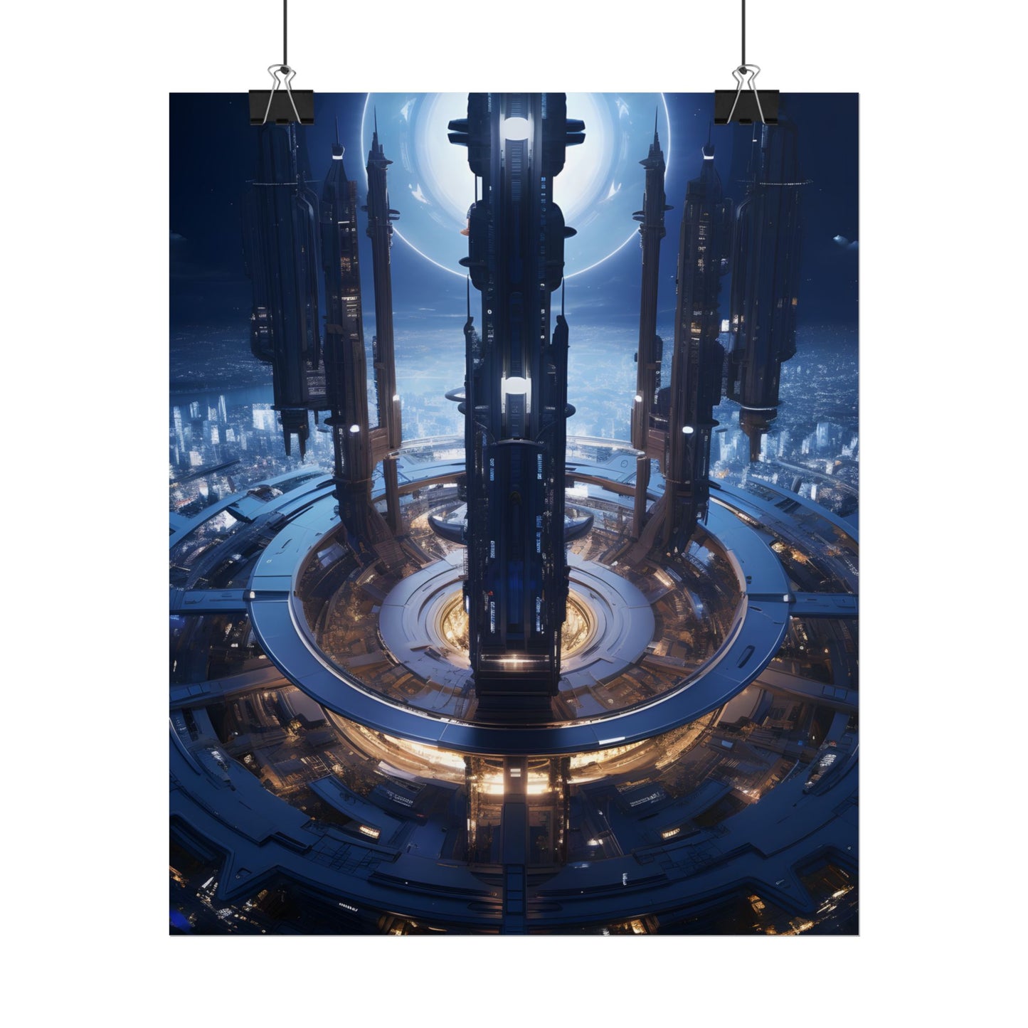 Massive Space Station: A Complex Oasis in Outer Space - Poster