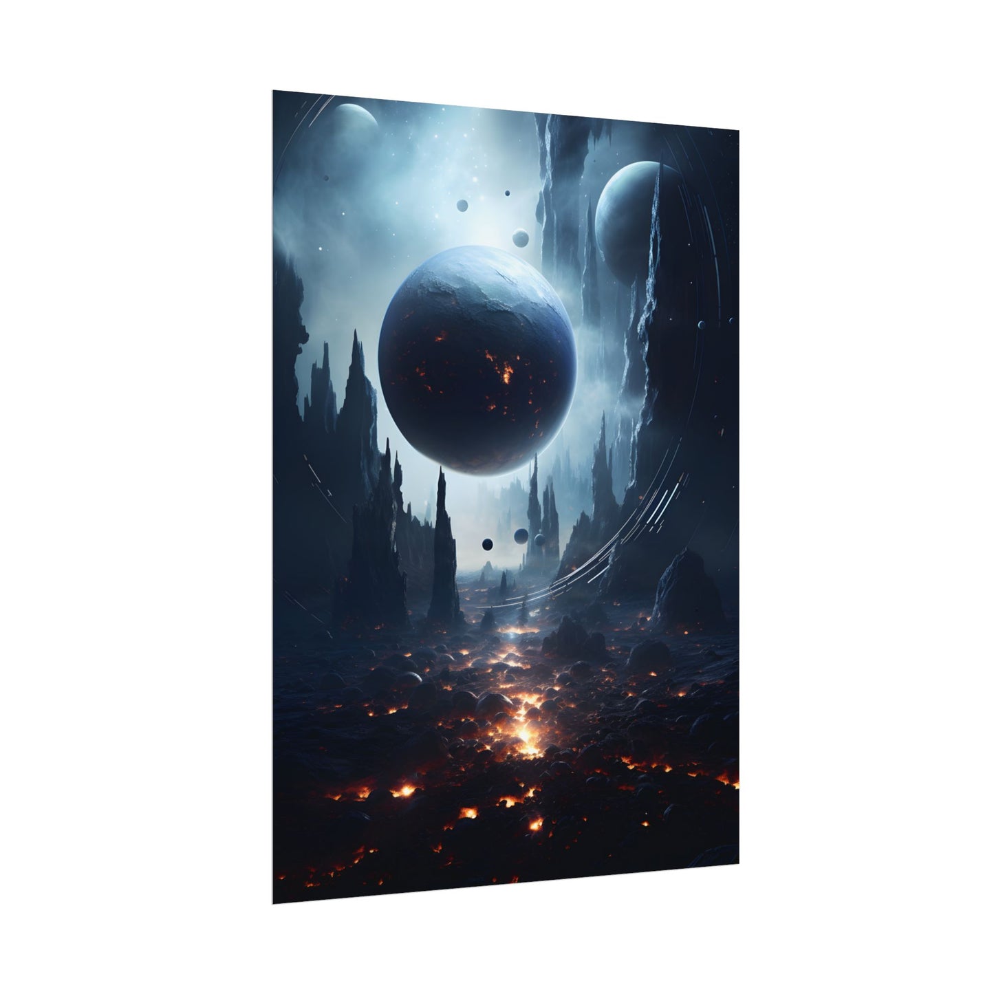 Stellar Encounter: Black Hole Cosmic Mystery - Poster