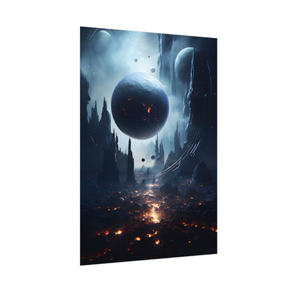 Stellar Encounter: Black Hole Cosmic Mystery - Poster