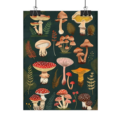 Vibrant Mushroom Poster: 2024 Batch - Poster