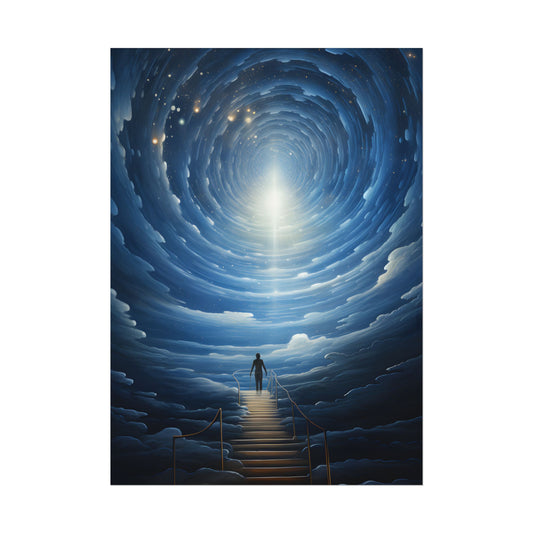Space-Time Explorer: Cosmic Journey Art - Poster
