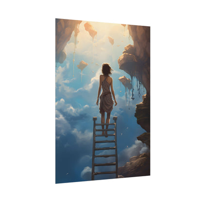 Casual Moment: Person Outdoor Portrait - Poster