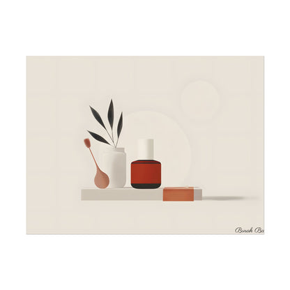 Minimalist Electronic Device: Bold Modern Art Illustration - Poster