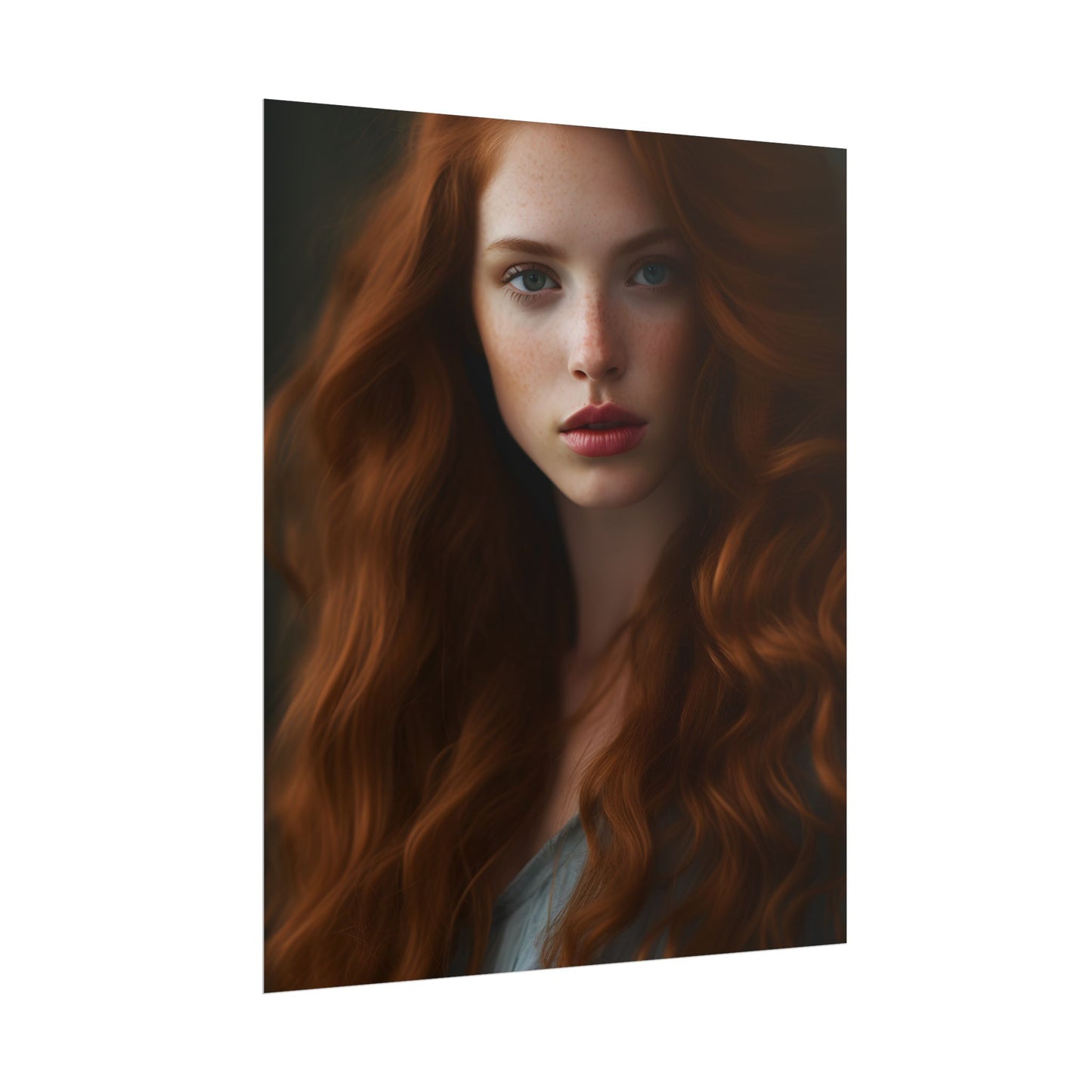 Redheaded Woman: Natural Beauty - Poster