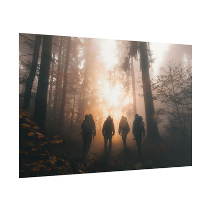 Adventure Through The Mysterious Forest: Group Expedition - Poster