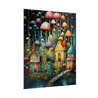 Enchanted Forest Fairies: A Classic Whimsical Artwork - Poster