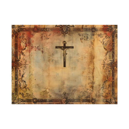 Vintage Biblical Art Print: A Historical Scene - Poster