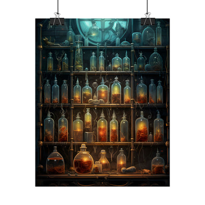 Lab Secrets: A Mysterious Science Experiment Unveiled - Poster