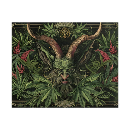 Victorian Devil: Dark Ominous Illustration - Poster