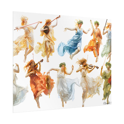 Ethereal Goddesses of Greece: Athena to Nemesis Artwork - Poster