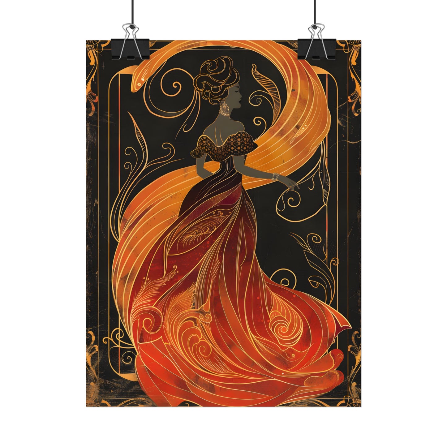 Vintage Art Nouveau Elegant Poster: Batch 1 2024 - Poster