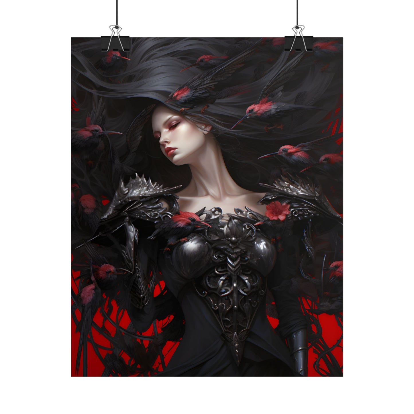 Enigmatic Songbird: Nature's Guardian Art - Poster