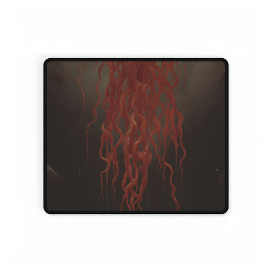 Serious Book Cover Art: Illustrative Masterpiece - Desk Mat