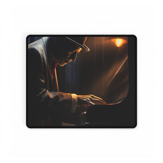 Intricate Piano Moment: Reflections of a Musician - Desk Mat