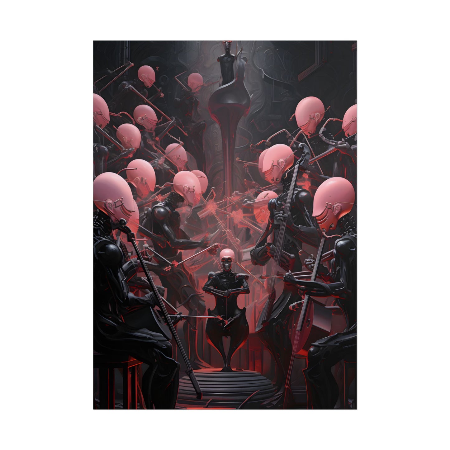 Robot Symphony: A Sentient Orchestra of Robots in Harmony - Poster