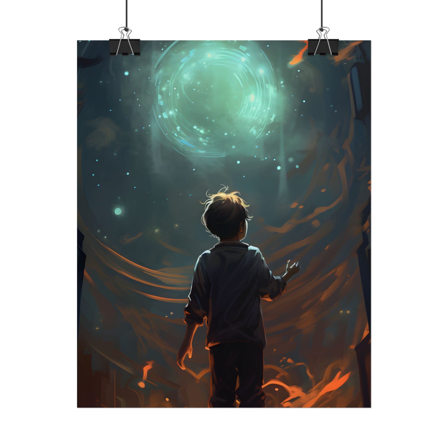 Mobile Life: A Moment in Time - Digital Art - Poster